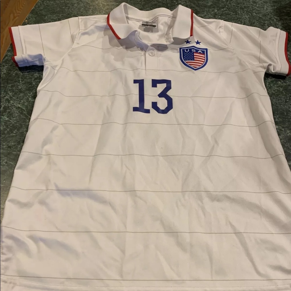 Alex Morgan #13 Team USA Girls Soccer Jersey Small